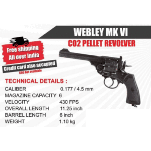 WEBLEY MK VI - CO2 PELLET REVOLVER